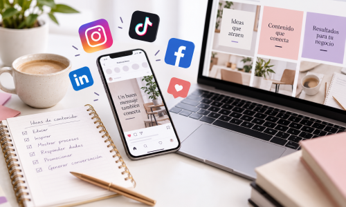 Copywriting para redes sociales con ejemplos de contenido para Instagram, Facebook, TikTok y LinkedIn